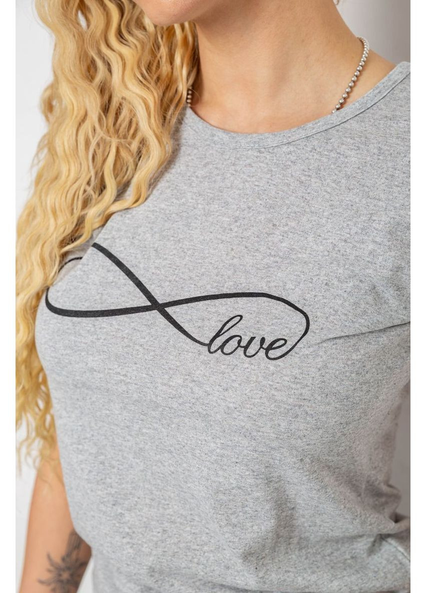 Женская футболка с принтом, 244R2207 Ager - (360858400)