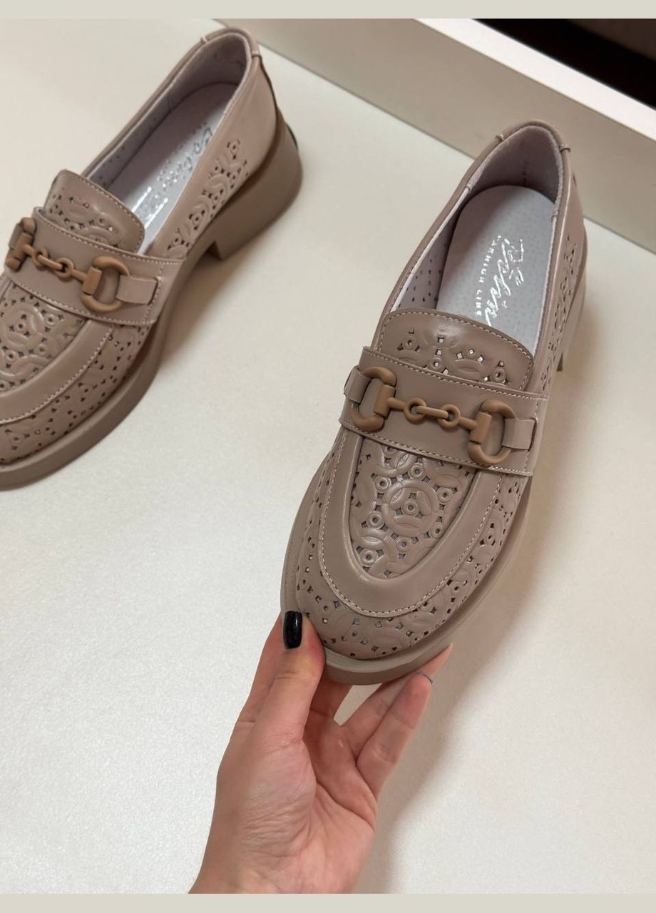 Prellesta Туфлі бежевий з натуральна шкіра, україна — (338195483)