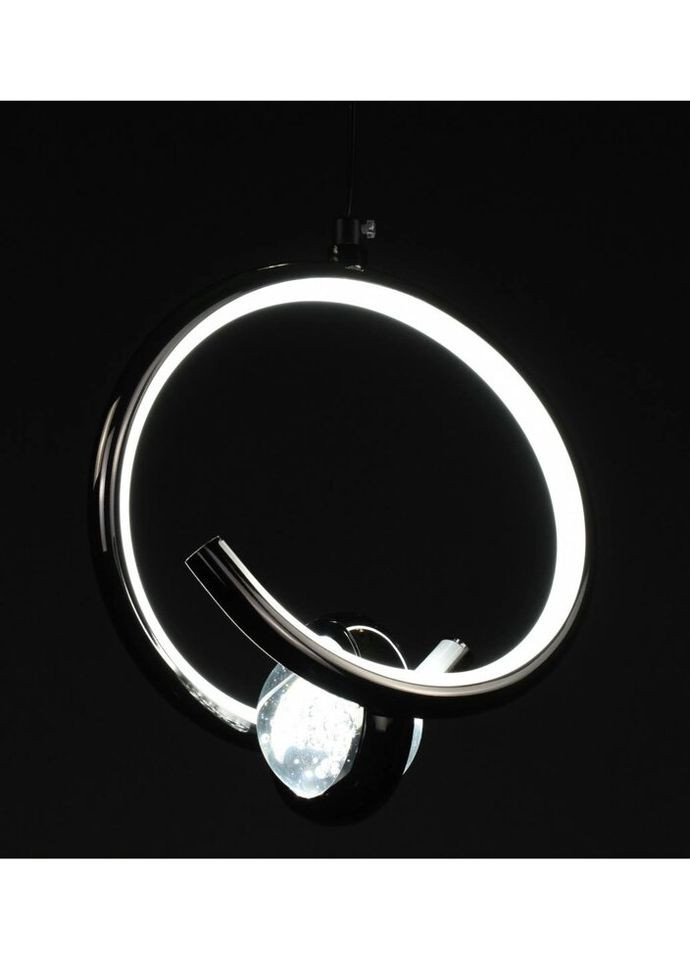 Люстра світлодіодна підвісна LED світильник для квартири на стелю ледве 27908 Чорний 30-150х20х11 см. Sunnysky (335975364)