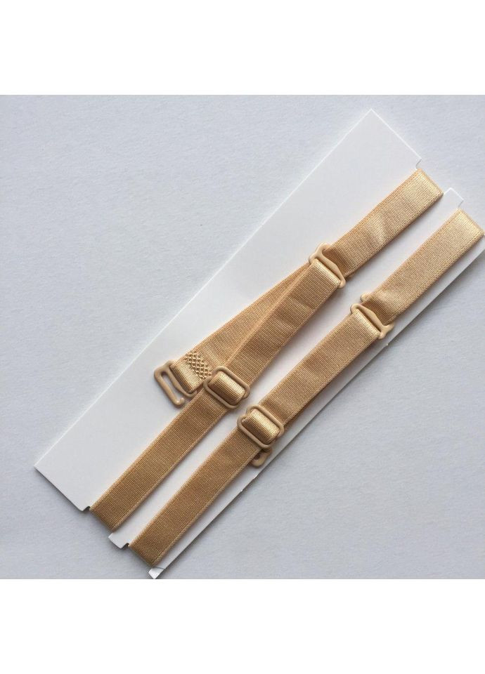 12 мм комплект бретелів для білизни - бежевий Plus-plus (352747480)