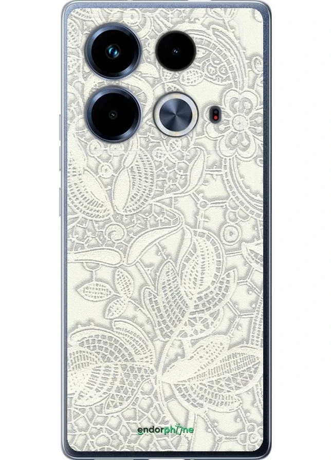Чехол на Infinix Note 40 Белое кружево "4383u-3707-70447" Endorphone (387689816)