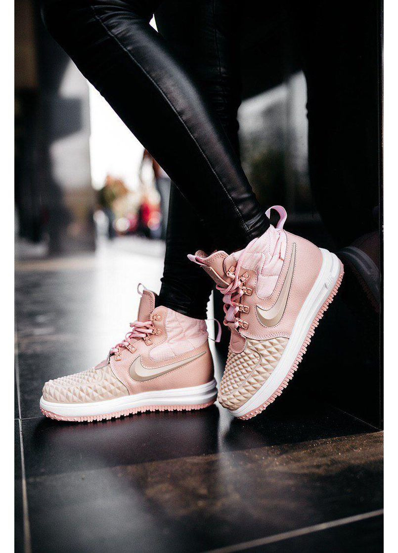 Рожеві Осінні кросівки чоловічі nike duckboot 17 pink найк дакбут No Brand