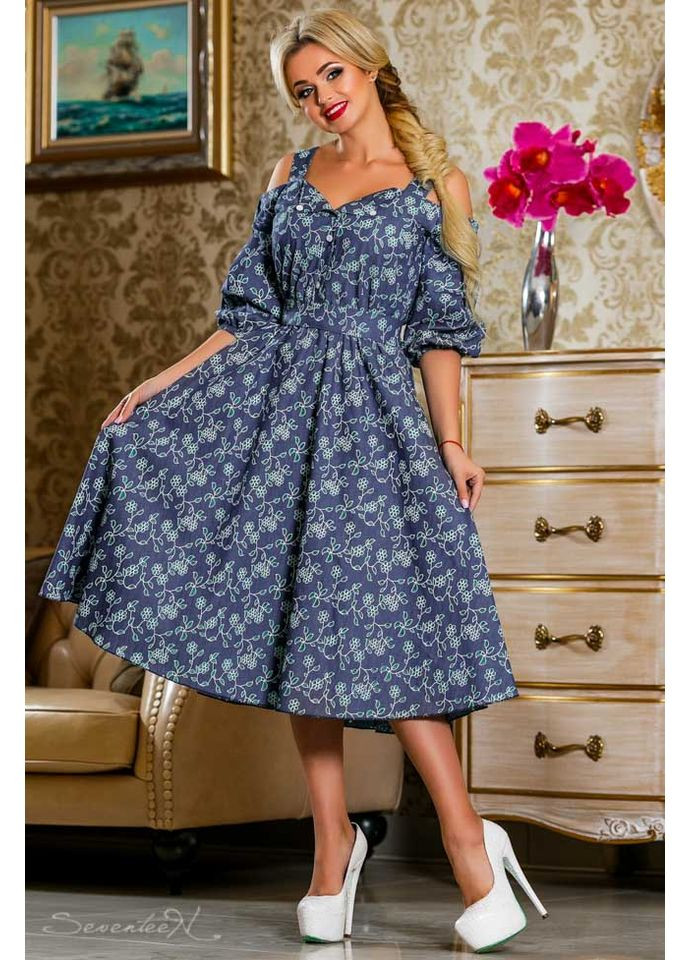Синя сукня 808.2266 Seventeen