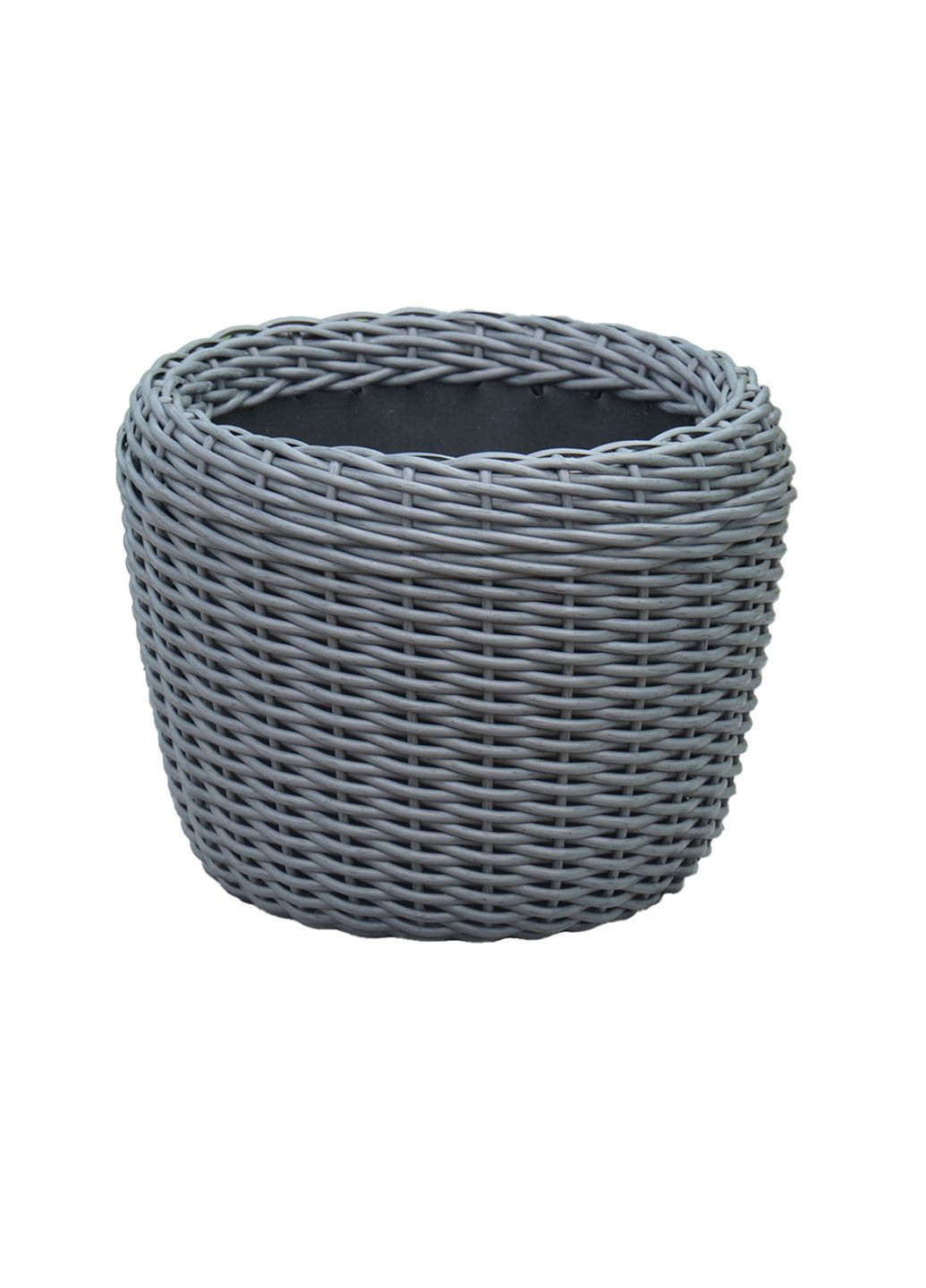 Кашпо 16 литров (горшок для цветов и растений),Вазон из искусственного ротанга ручной работы. Handmade (329193727)