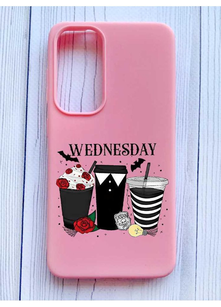 Матовый чехол на Samsung Galaxy A35 (A356) Коктейли. Уэнсдей (принт 216) Creative (355397132)