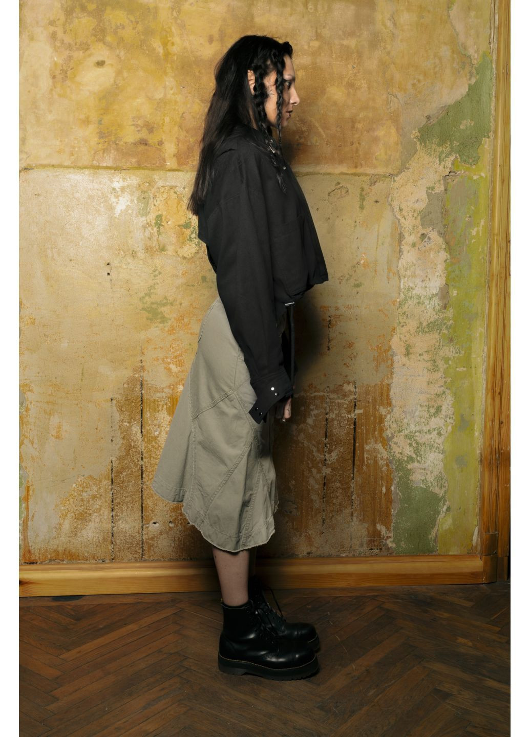 Рубашка-жакет из экокожи Nihilistica (367581221)