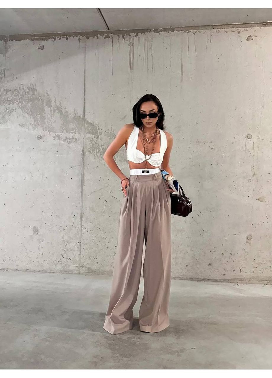 Жіночі штани-палаццо з високою талією Україна (361071242)