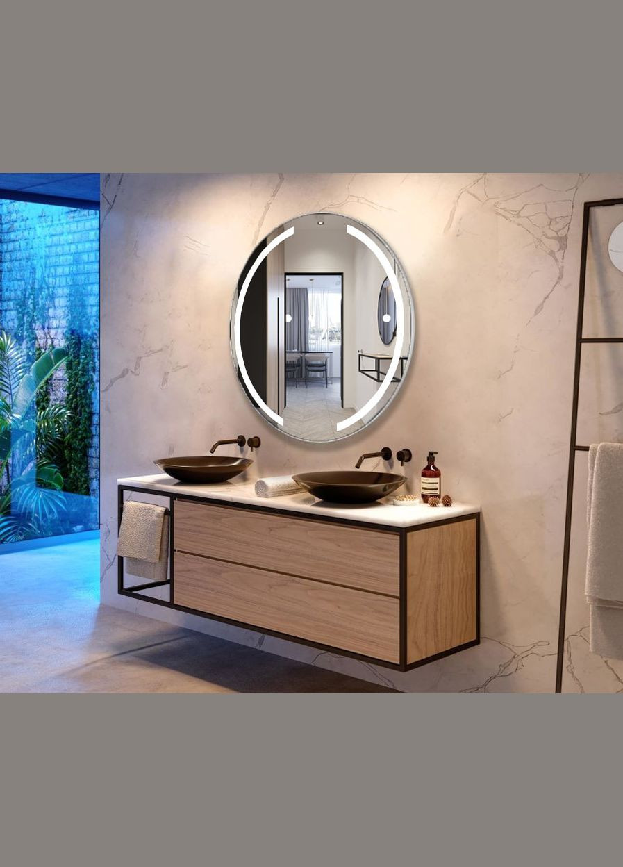 Дзеркало Nero (55 х 55) c LED-підсвічуванням та підігрівом ХАСТ (302810832)