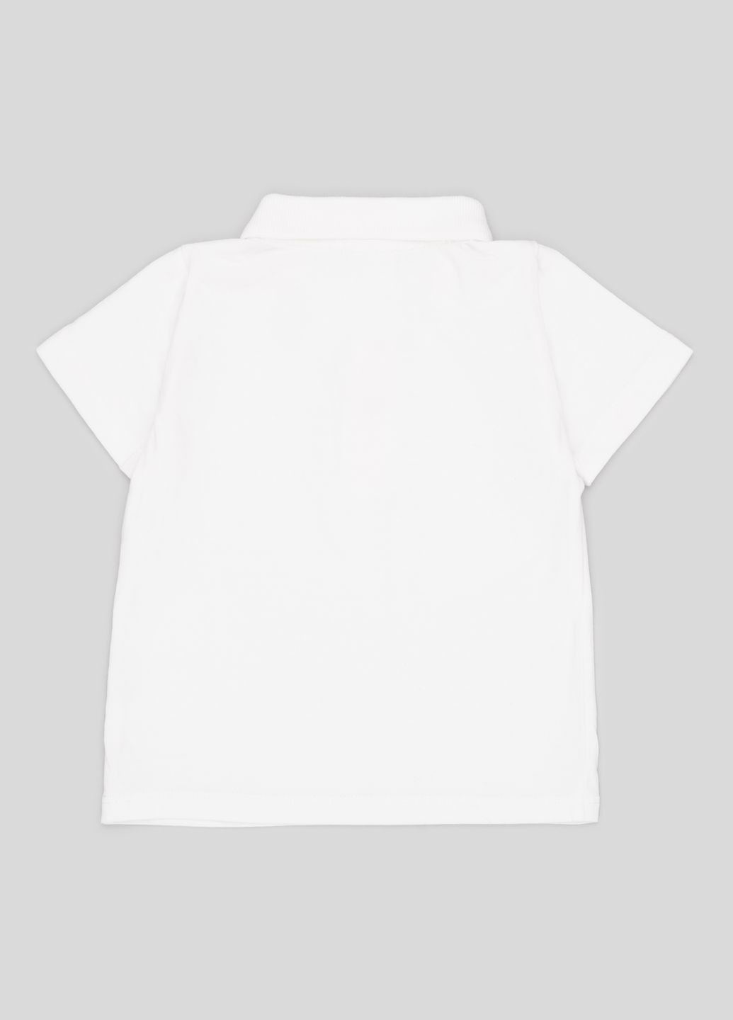 Белая летняя футболка поло H&M