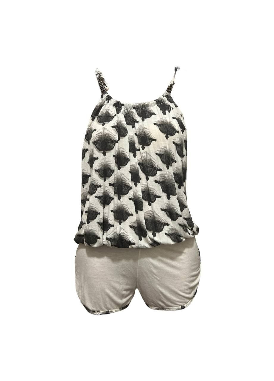 Комбінезон Чорно-білий Religion абстрактний чорно-білий повсякденний