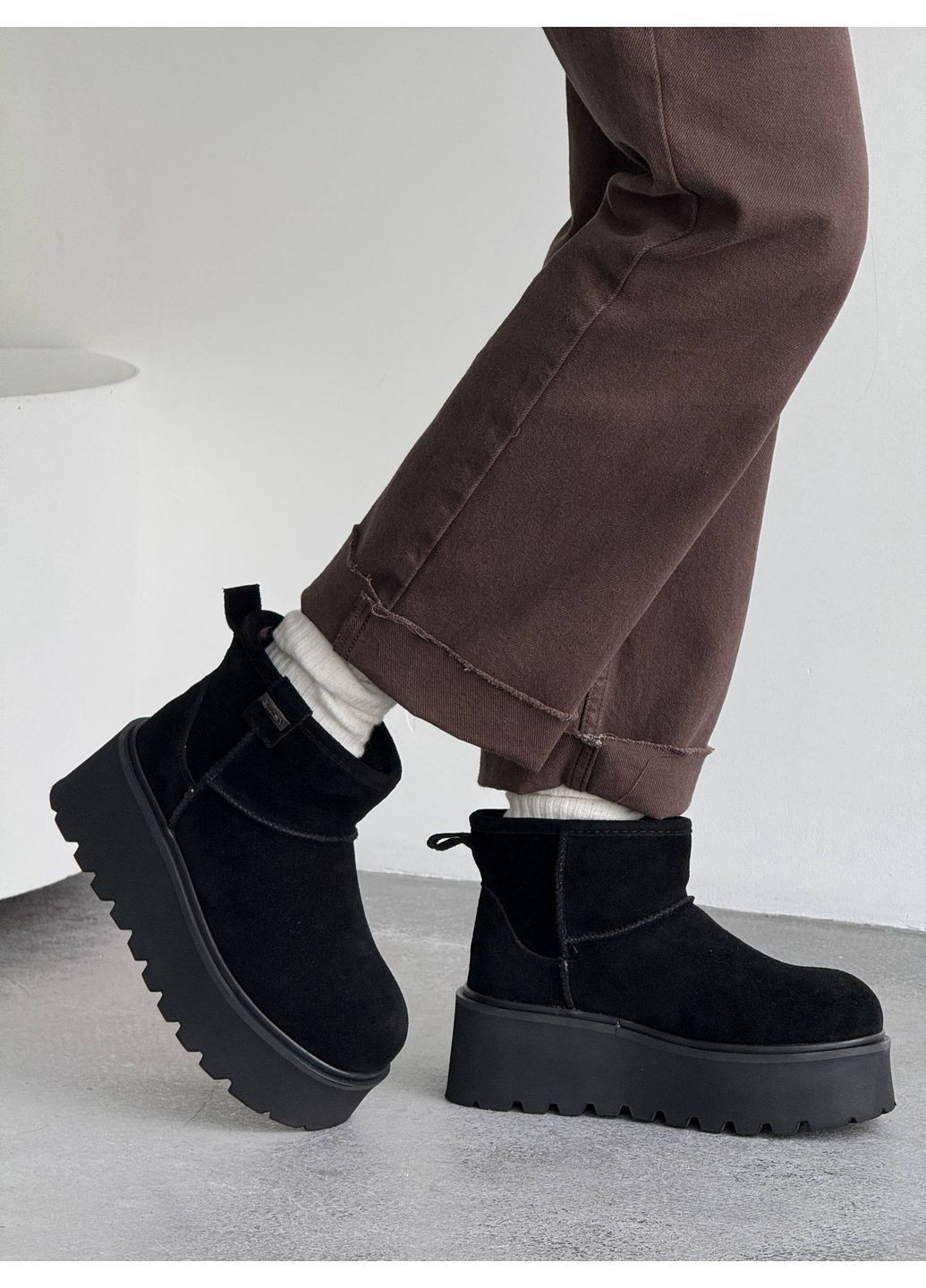 Чорні уггі No Brand (367164660)