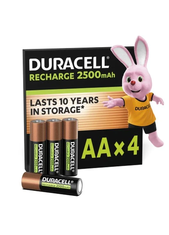 Акумулятор AA HR6 2500mAh * 4 (5000394057203 / 5007308) Duracell (400484560)
