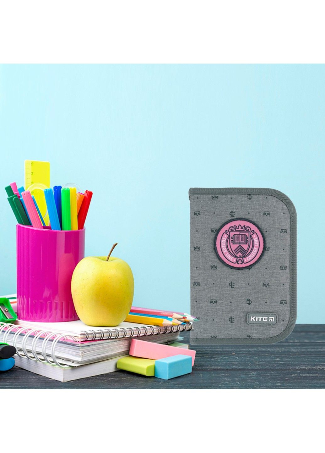 Пенал з наповненням 622H College Line для дівчаток Kite (336181818)