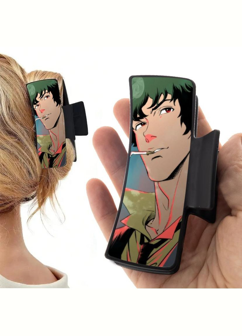 Заколка крабик для волос Аниме Ковбой Бибол #0003 черный No Brand (315631076)