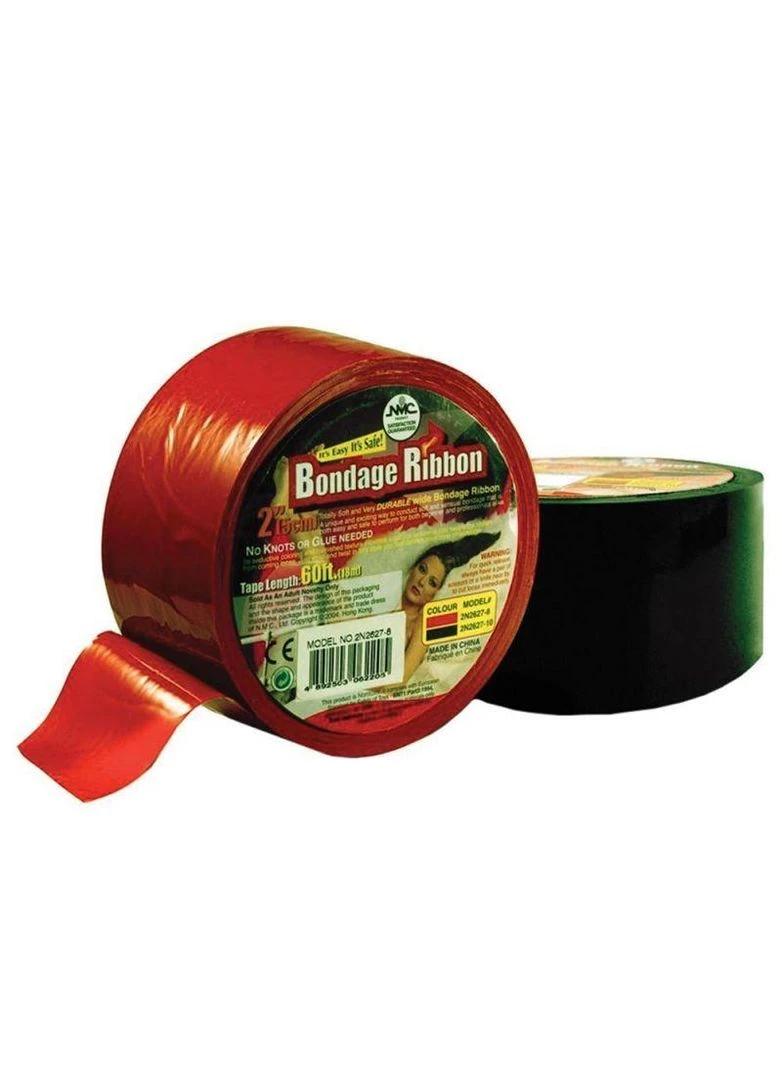 Бондажна плівка-клеїться Bondage Ribbon: 5cm / 18mtr, RED NMC (383104841)