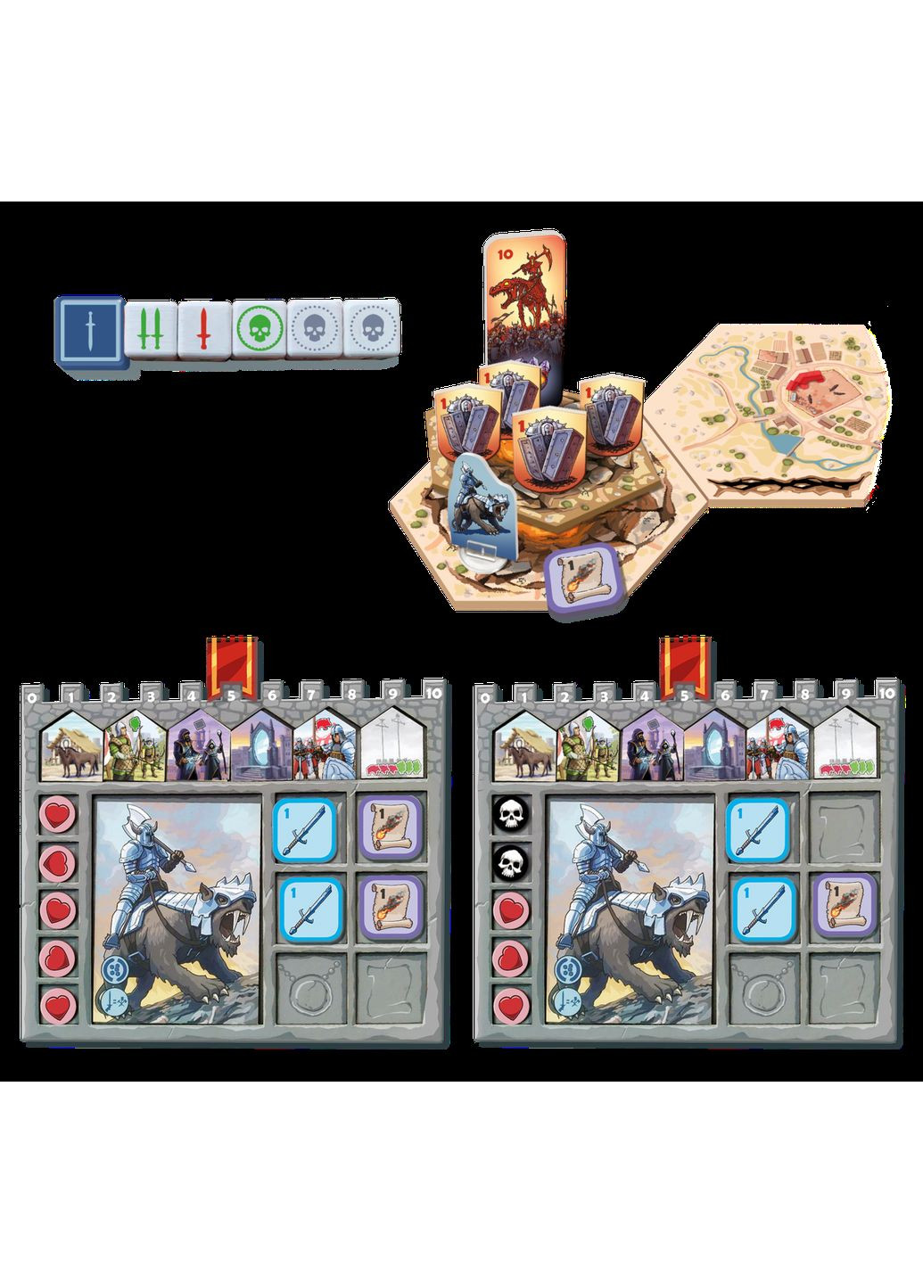 Настільна гра Таємниці замку Карак ІІ (Karak II) Lord of Boards (371876530)