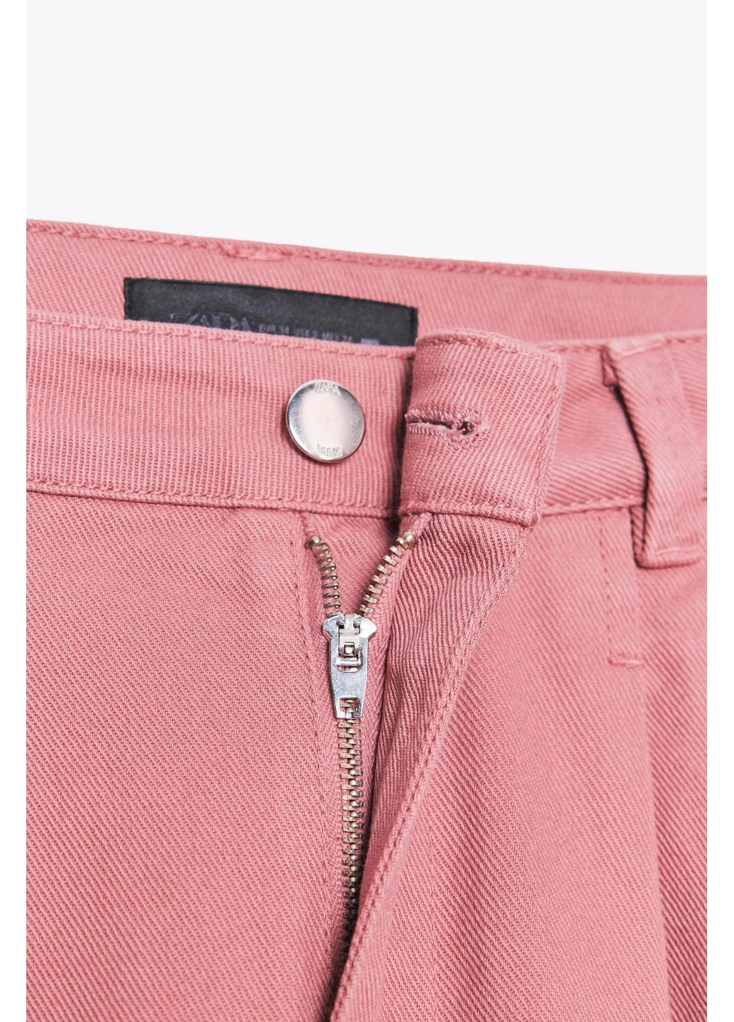 Джинси z1975 зі складками та високою посадкою Zara - (352767190)