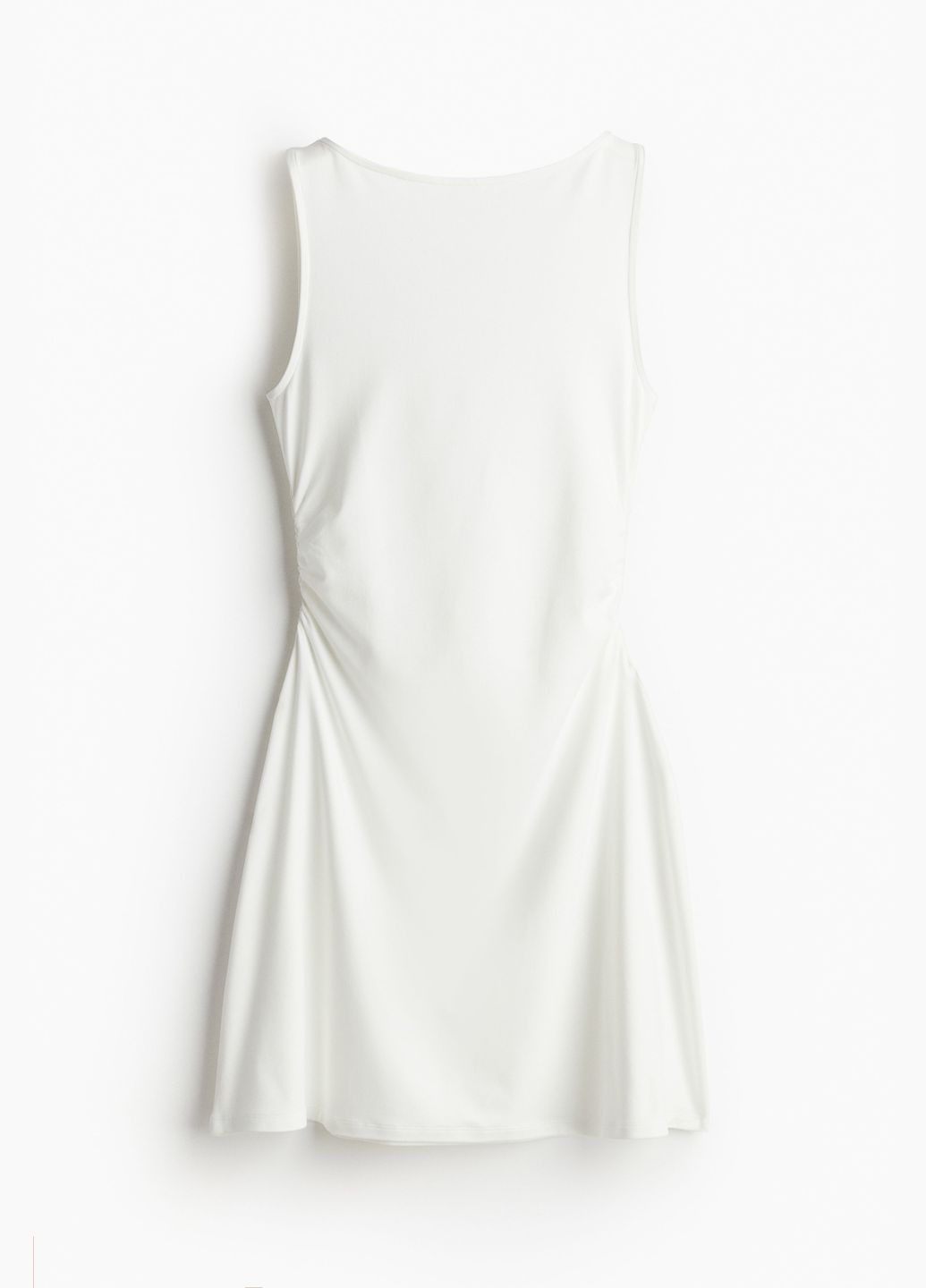 Білий кежуал міні сукня H&M однотонна