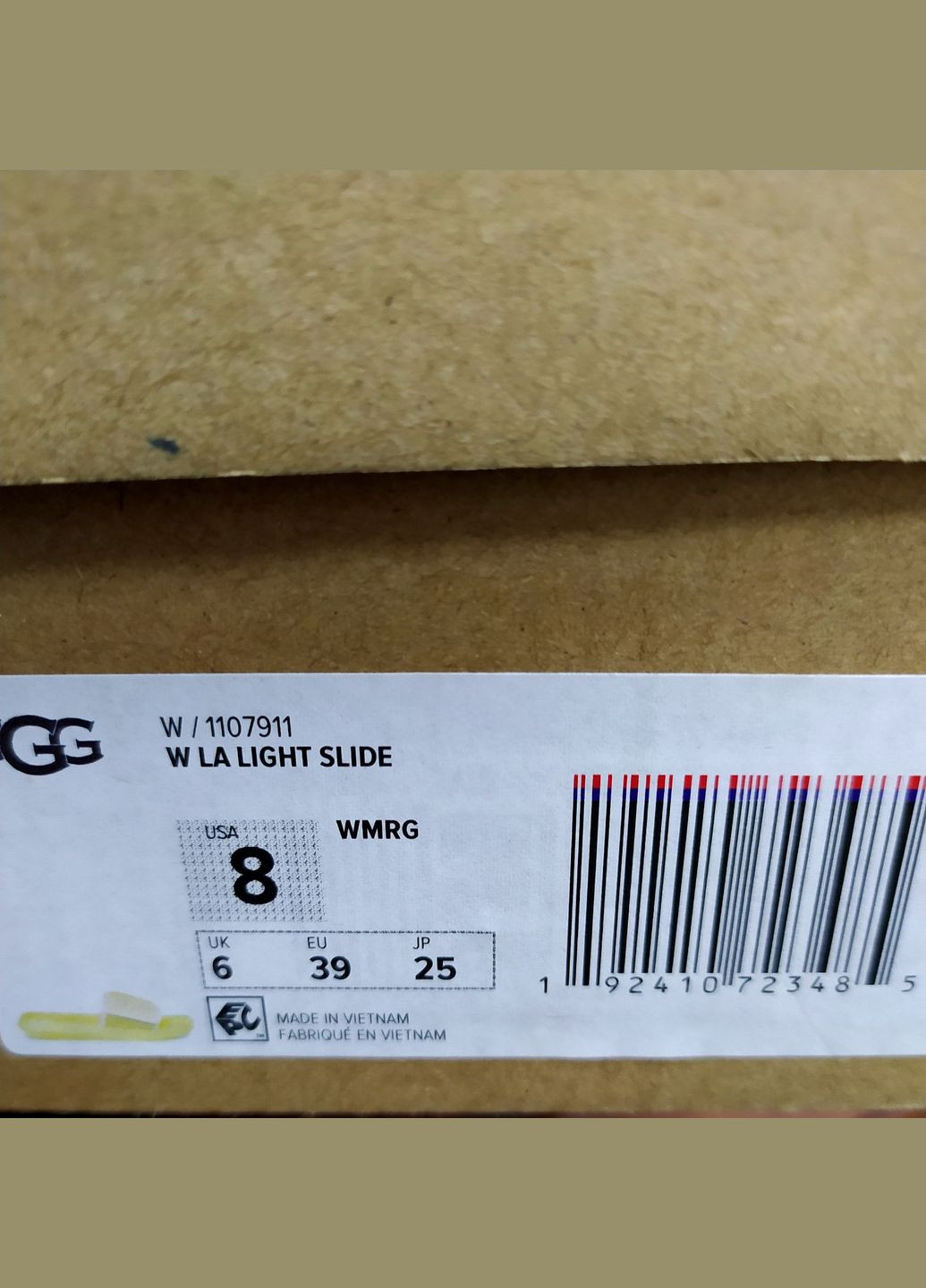 Желтые женские шлепанцы la light slide original желтые из неопрена UGG