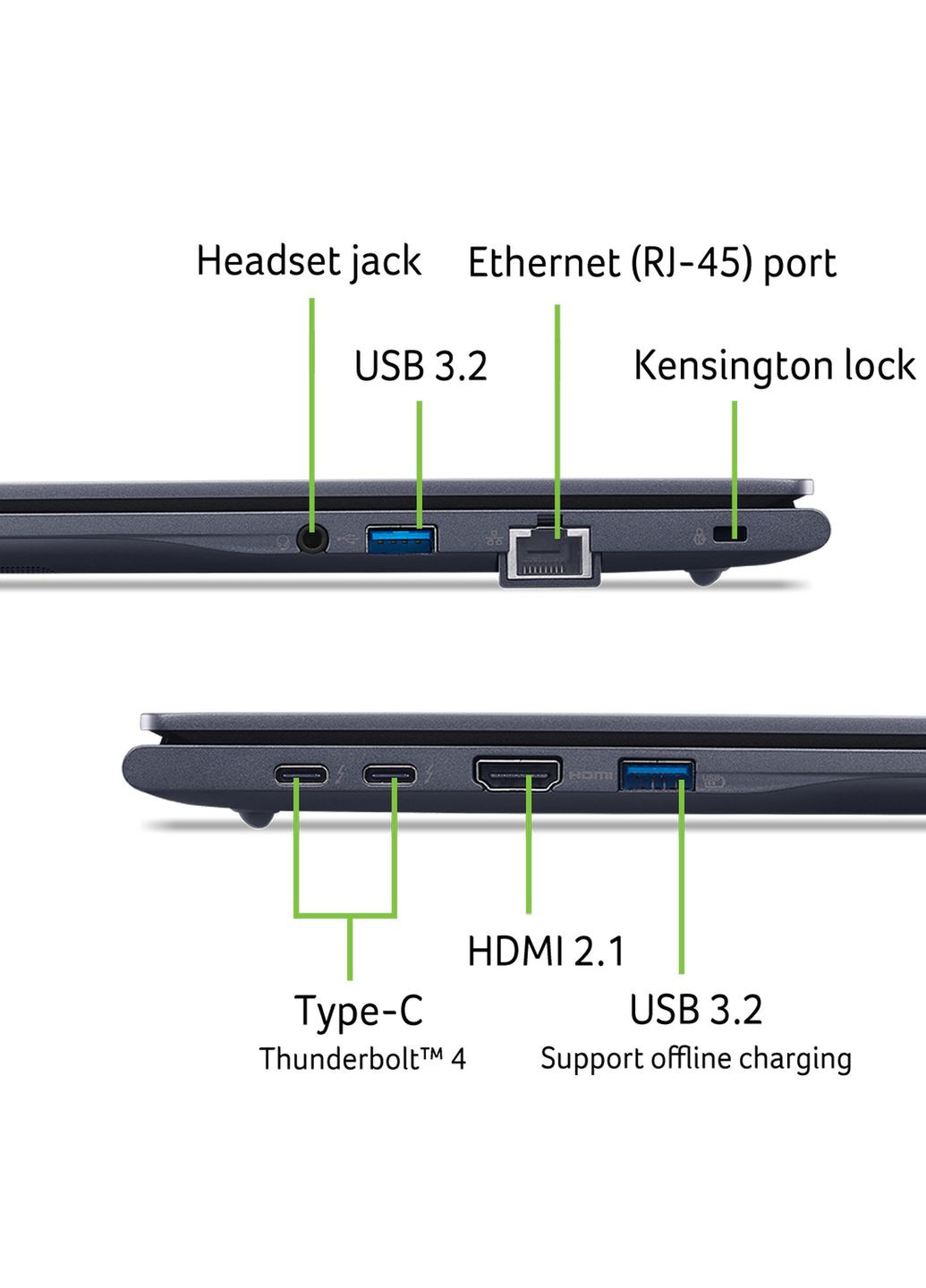 Ноутбук NX.BKGEU.004 TravelMate TMP416-74 16" WUXGA IPS, Intel U5-225H, 32GB, F1TB, UMA, Win11P, Acer (361965179)