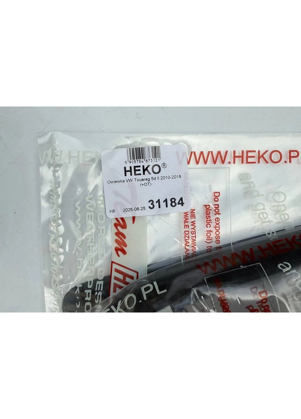 Дефлекторы вставные для VOLKSWAGEN TOUAREG (2010-2018) Team Heko (398179355)