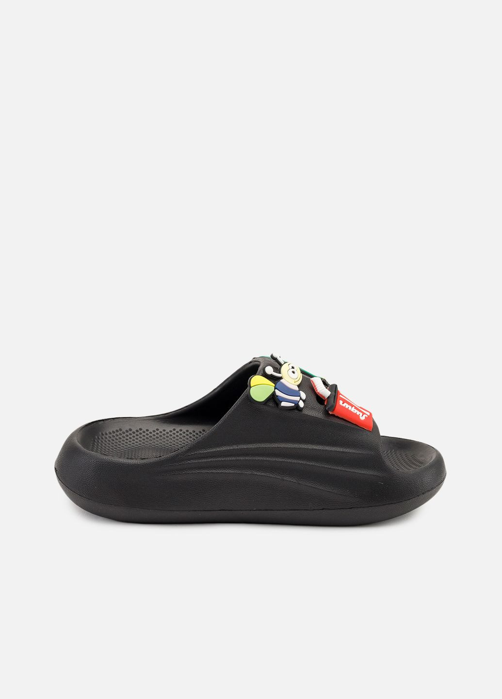 Черные шлепанцы для мальчика цвет черный cb-00266395 Buddy Sheep