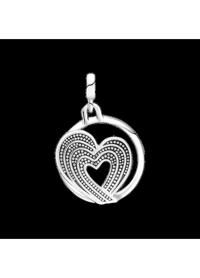 Серебряный шарм для браслетов Пандора Ми "Радужное сердце" Kabluchka (355346309)