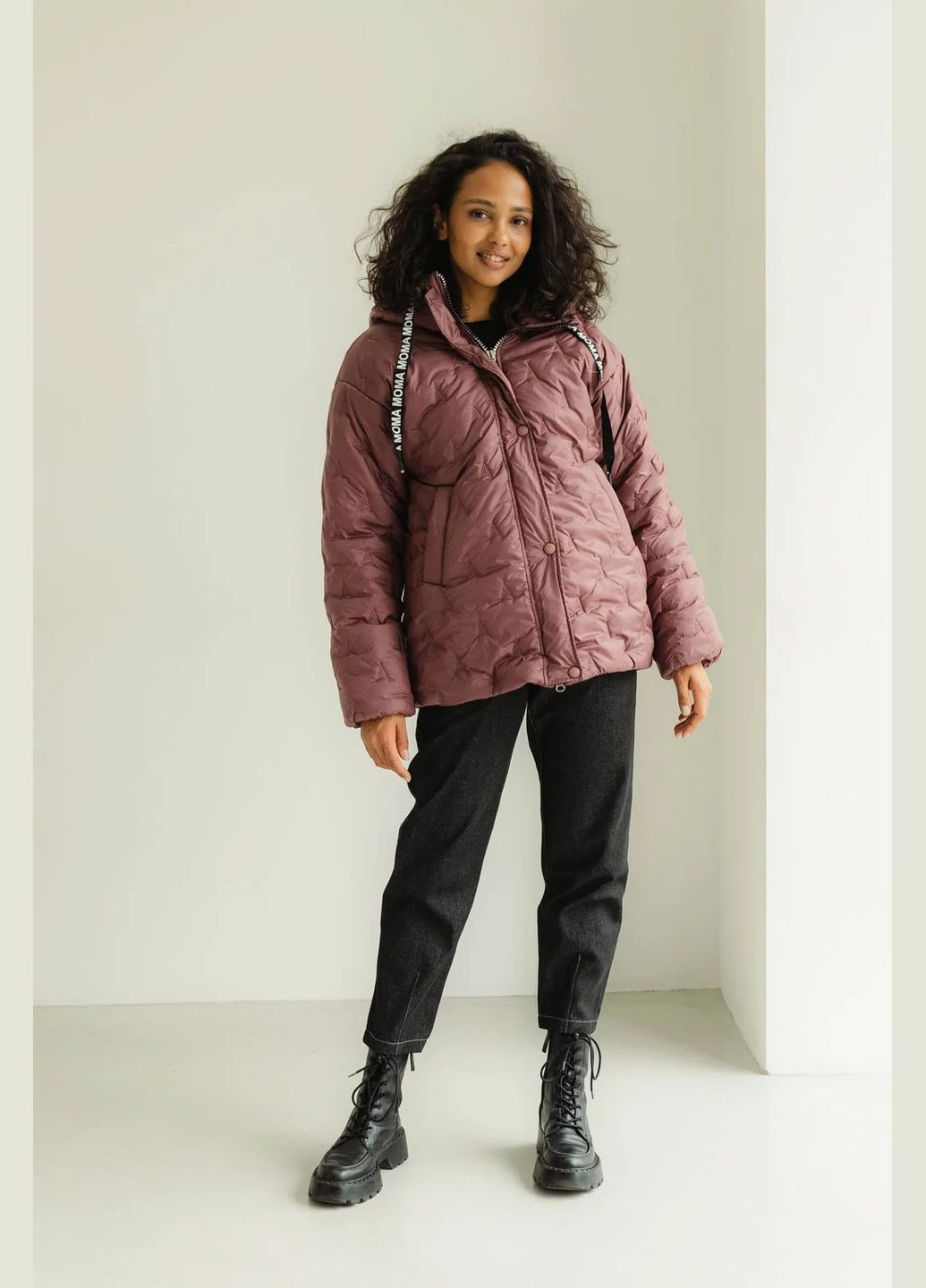 Рожева зимня куртка Seventeen