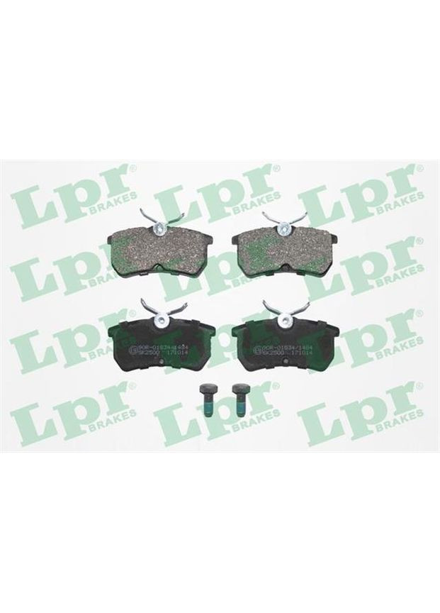 Колодка гальмівна диск. FORD FIESTA, FOCUS задн. (вир-во ). (05P697) LPR (368896830)