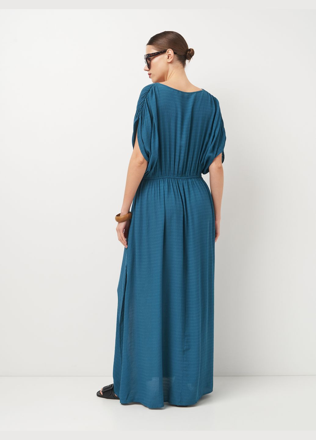 Бирюзовое повседневный платье CUPSHE однотонное