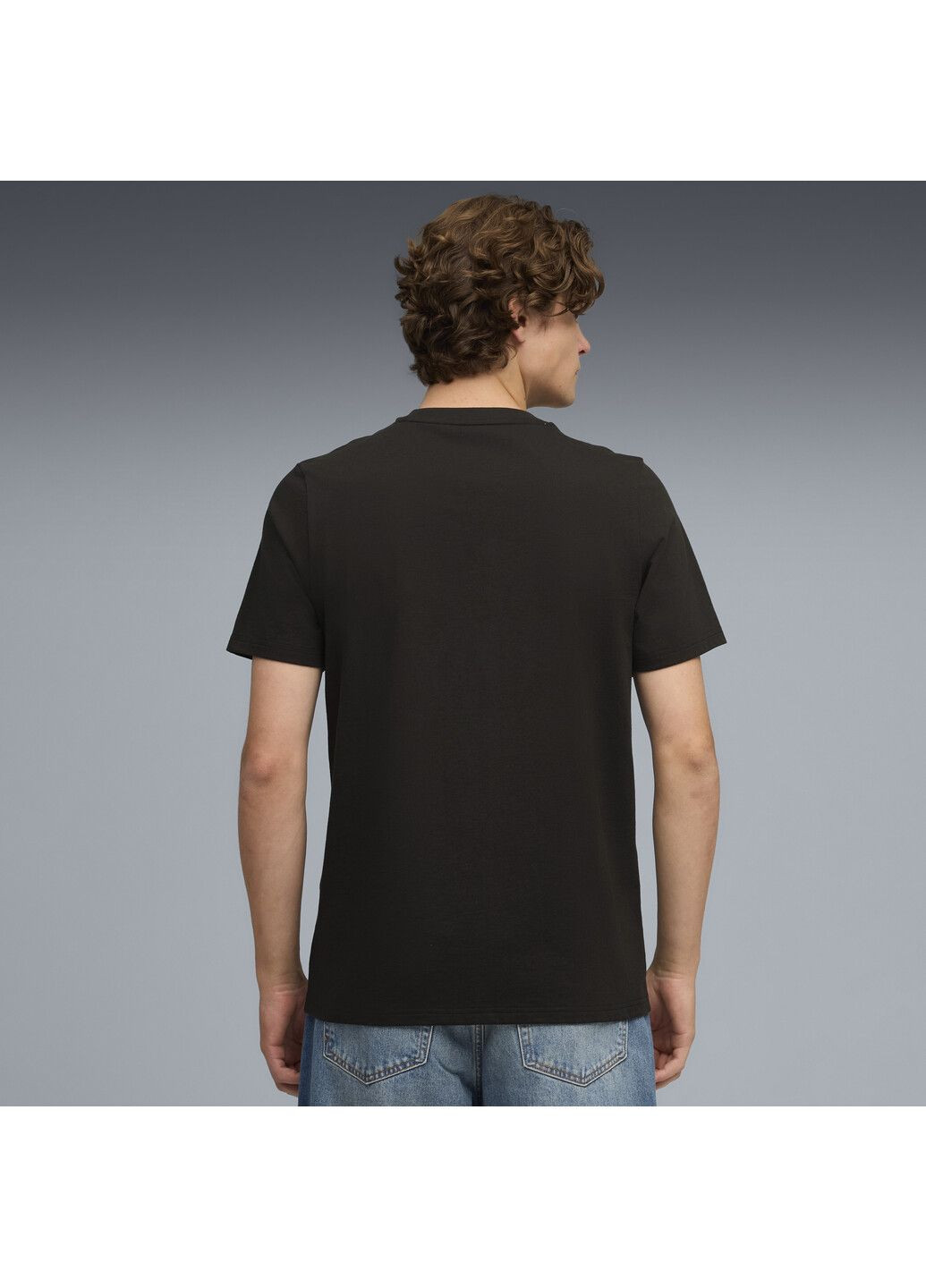 Черная футболка x aston martin aramco f1® team logo tee men Puma