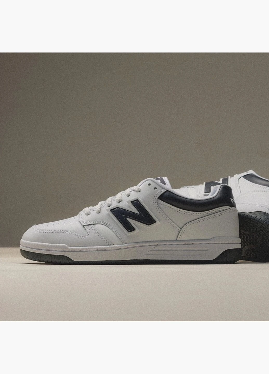 Білі всесезонні кросівки 480 white bb480lwe New Balance