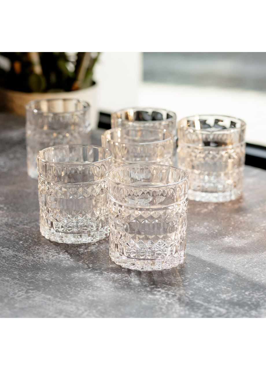 Склянки 220 мл набір 6 шт для напоїв, лимонаду, коктейлів HP-YH-34 Yiwu (369142758)