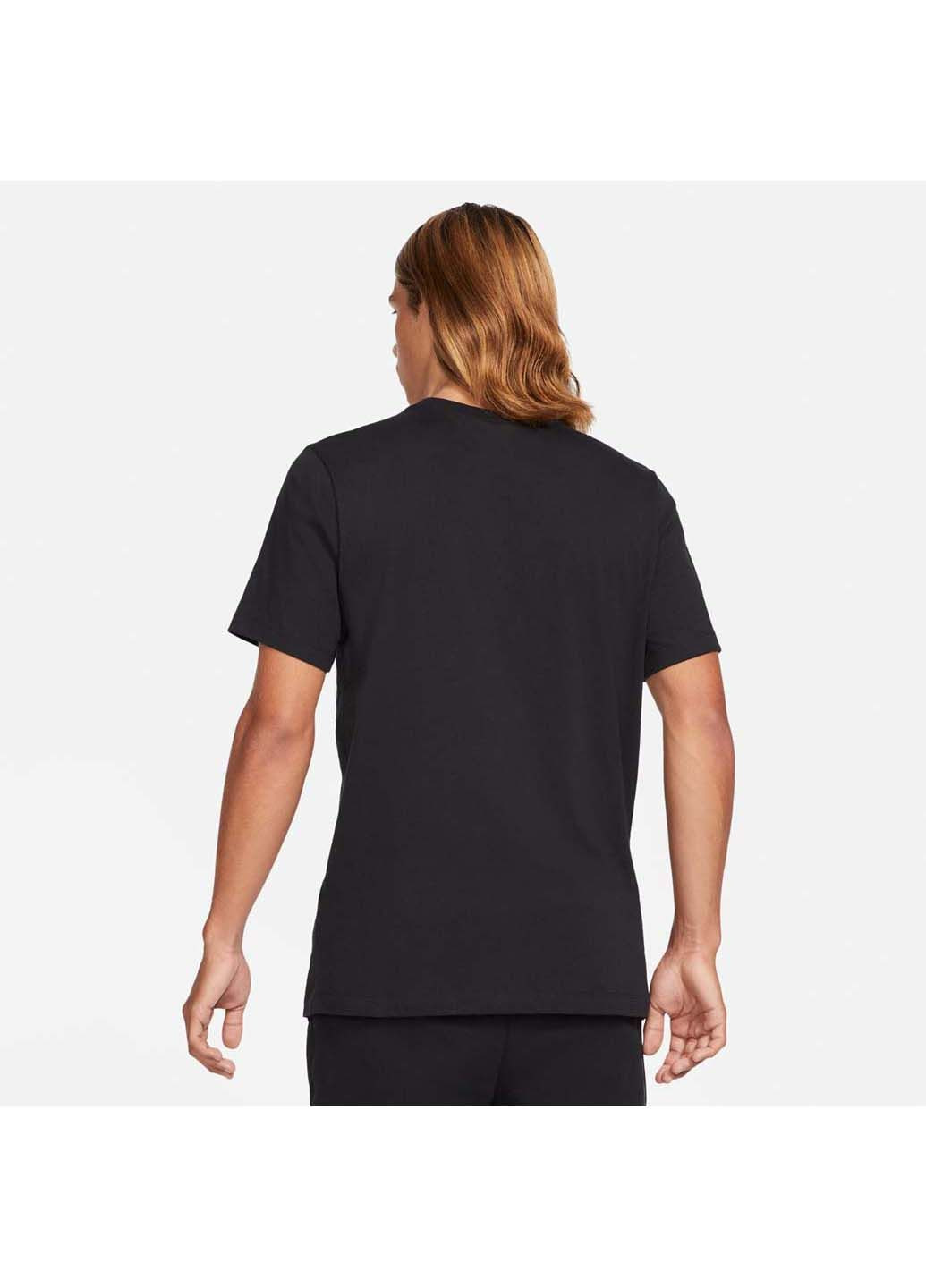 Черная футболка мужская Nike