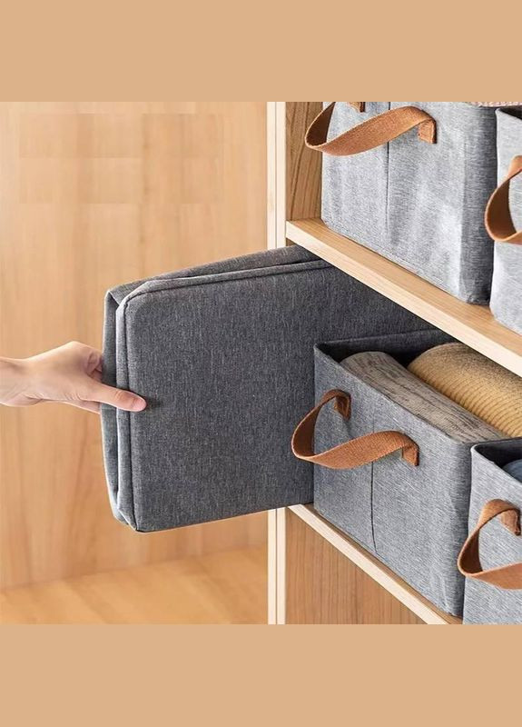 Каркасный короб-органайзер для хранения одежды/игрушек Набор 3 шт No Brand (326602129)