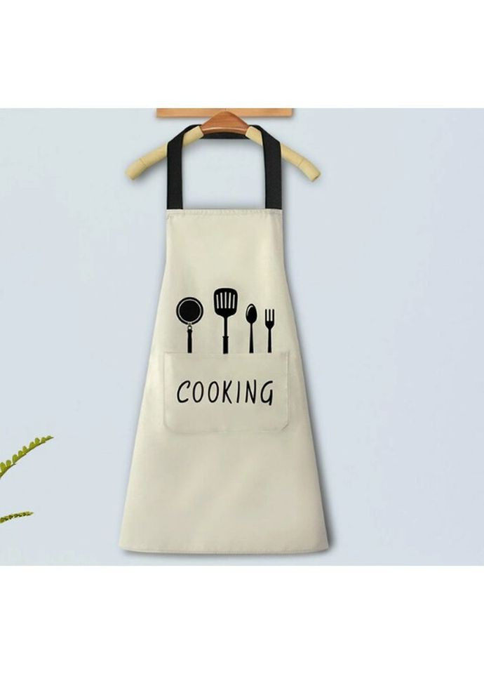 Фартук кухонный 11185 50х61х75 см бежевый с коричневым Fashion (324267937)