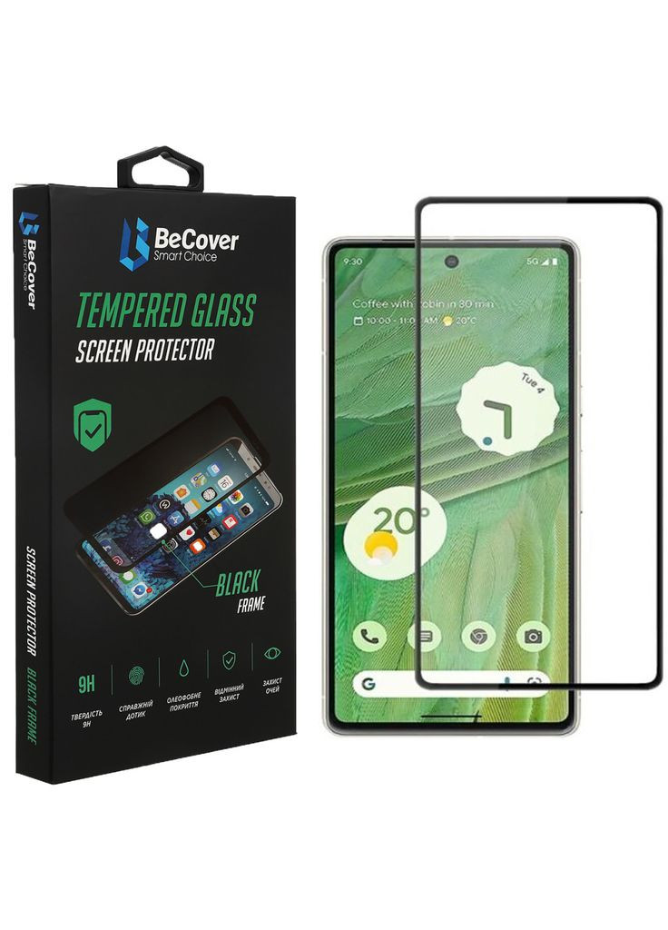 Скло захисне (m496411) BeCover Google Pixel 7 Black (367070665)