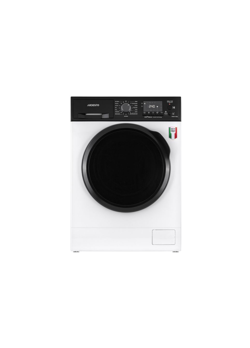 Пральна машина WMI-7140 фронтальна Bianco Vero, 7кг, 1400, А+++, 45см, дисплей, інвертор, Ardesto (364275172)