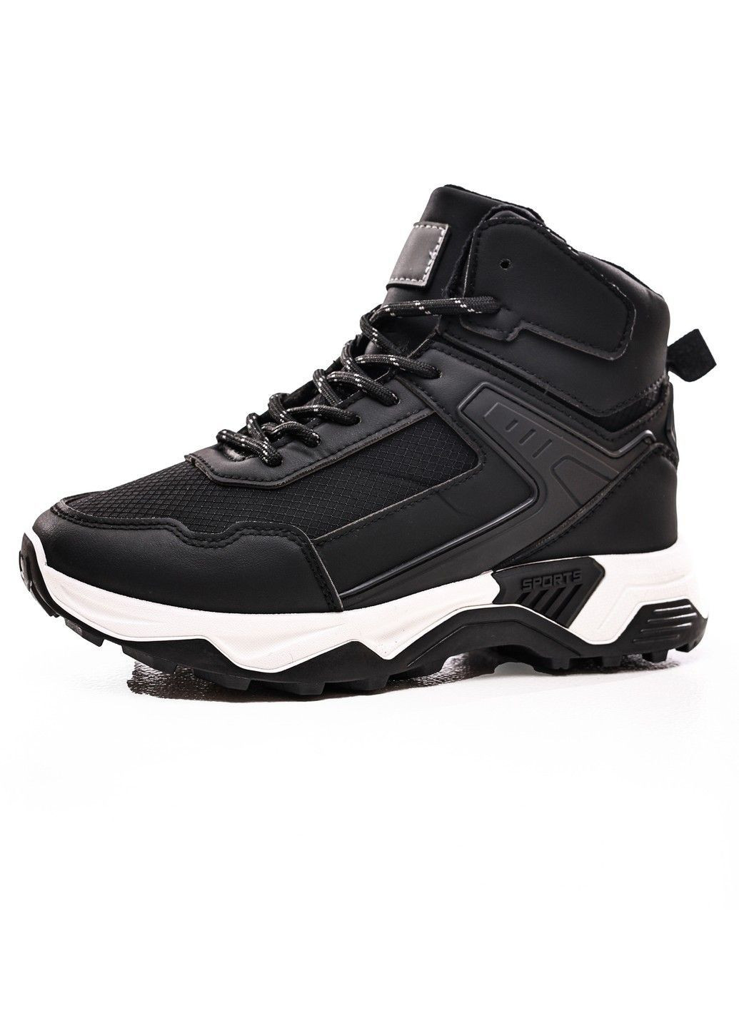 Чорні кросівки для хлопчика підлітка AESD