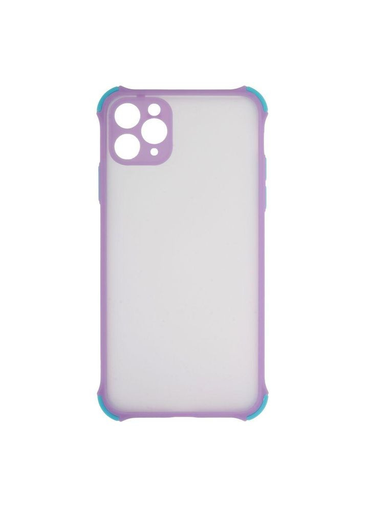 Силіконовий чохол Armor with Frame для iPhone 11 Pro Max Фіолетовий Totu (304254462)
