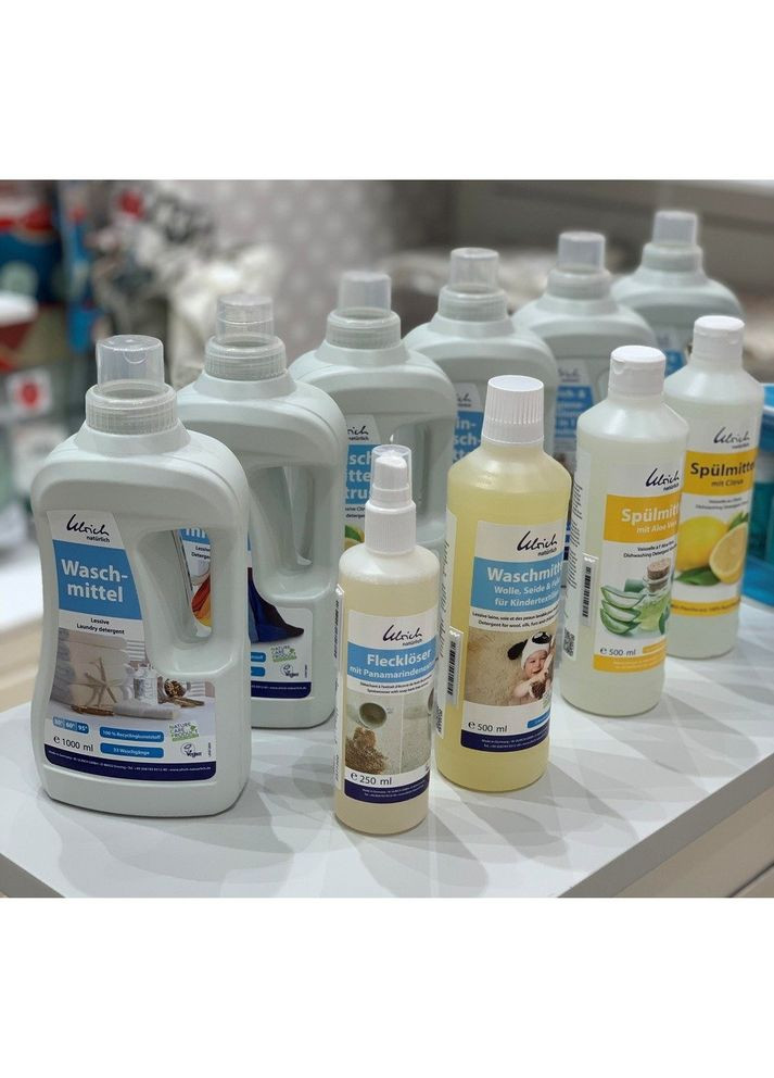 Органический дезинфицирующий бельевой кондиционер Naturlich 3в1 Нейтральный, 1 л Ulrich 400259 (331788004)