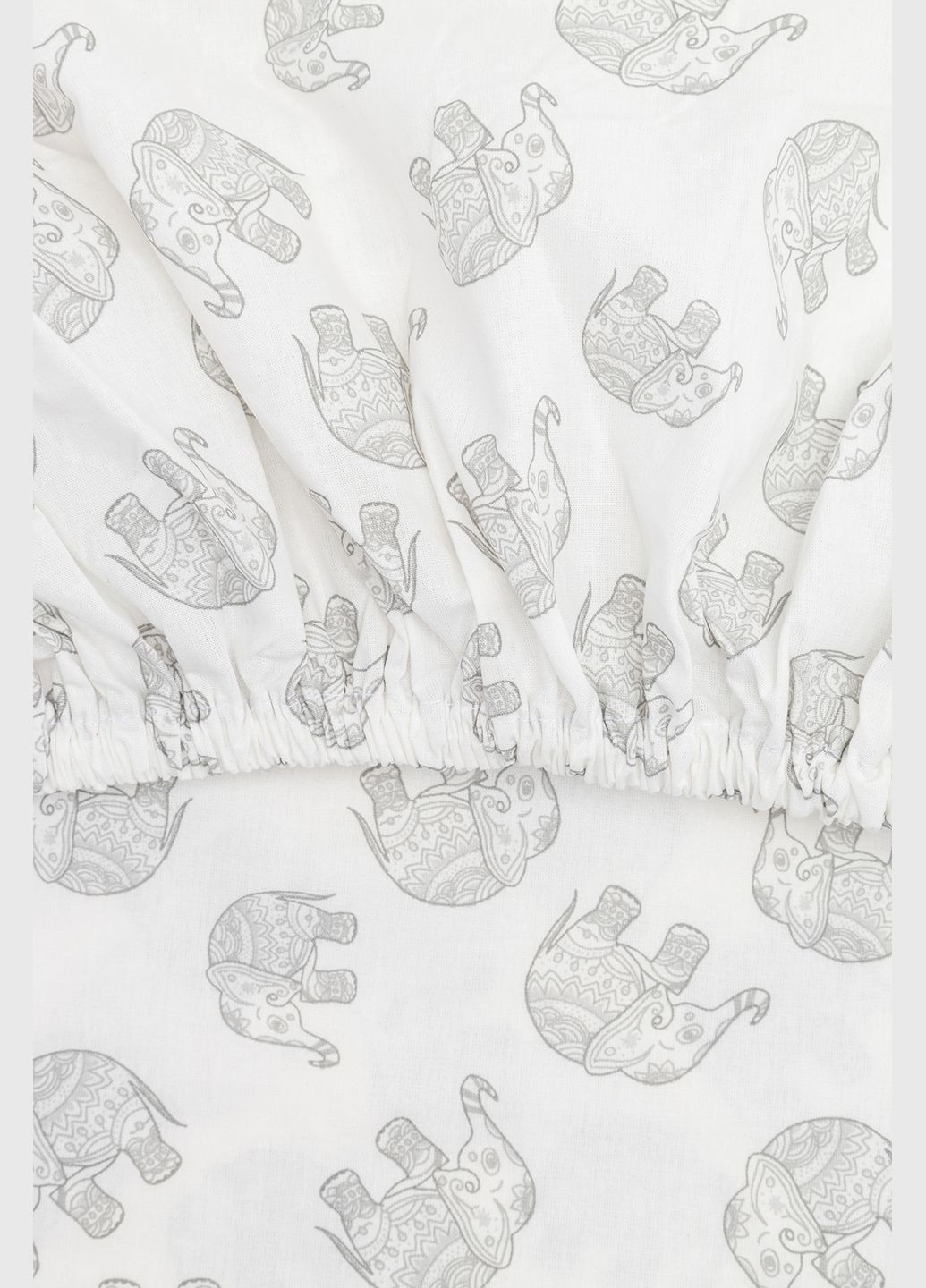 Комплект дитячої постільної білизни "Слоненя" колір сірий ЦБ-00224190 BetiS (282925482)