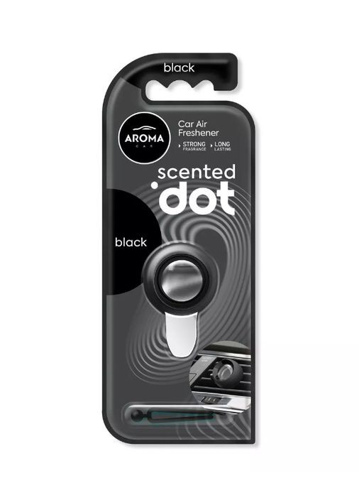 Автомобильный мембранный ароматизатор Scented Dot - Black Aroma Car (365986187)