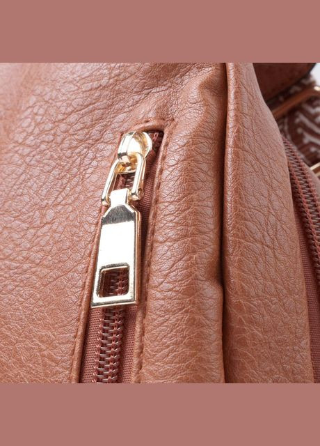 Сумка жіноча планшет для документів рюкзак слінг в дорогу сумочка для телефону Рудий 34741 Vintage (332612596)