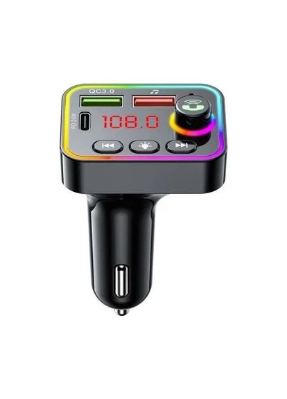 FM-модулятор HV-FM819BT, Black, від прикурювача, Bluetooth 5.3 + EDR, 1xType-C (24 Вт, PD3.0), 2xUSB (3.1A / 1A), microSD / USB Havit (395353405)