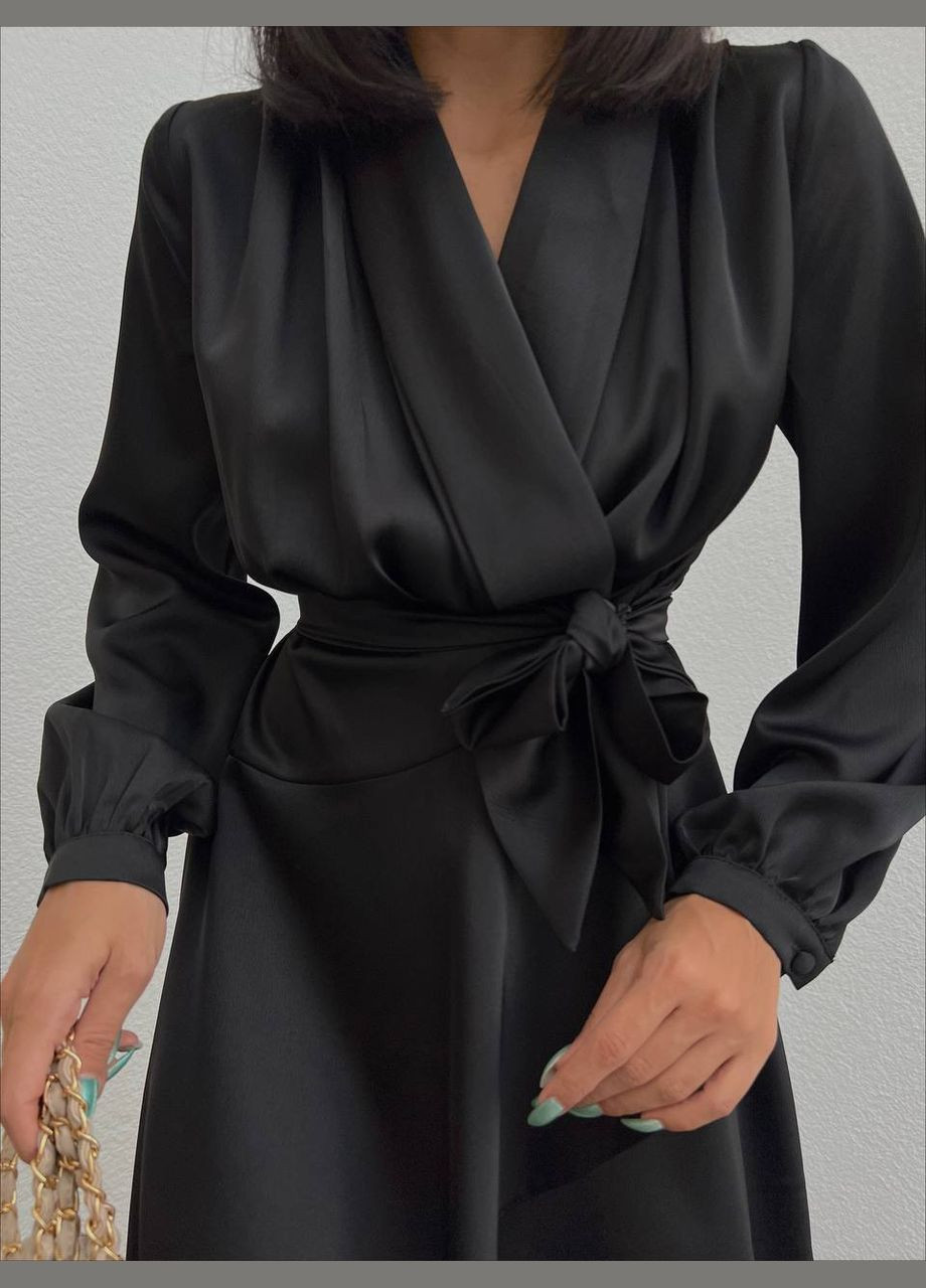 Чорна сукня подольська 0222 Zarema