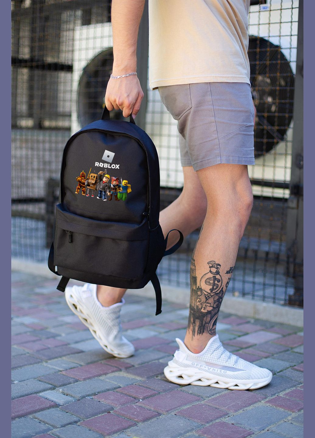 Повсякденний Рюкзак Шкільний Для Хлопчика З Принтом Роблокс Without (348059229)