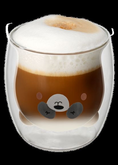 Стакан с двойным стеклом Guten Morgen 250 мл Панда (RG-0001/250 P) Ringel (316455764)