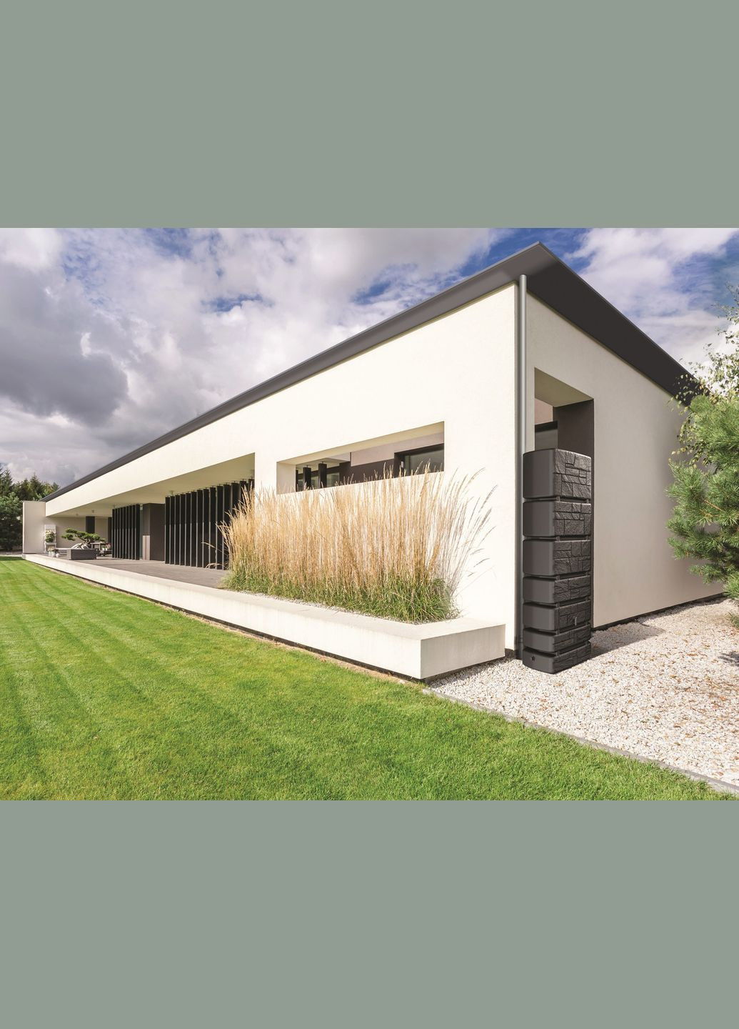 Емкость для сбора дождевой воды Tower Stone, антрацит, 350 л Prosperplast (329407920)