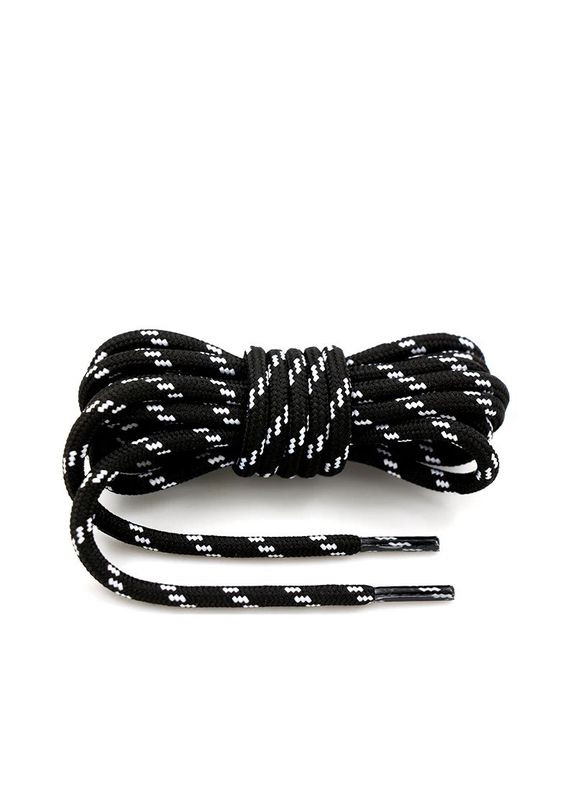 Шнурки круглые для обуви Shoelaces 120 см Черные No Brand (365038894)